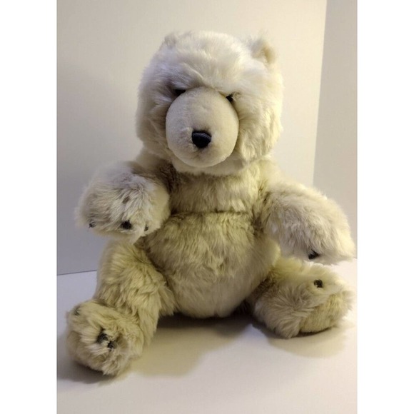 GUND American Eagle Outfitters 18" Realistic Plush Polar Bear Stuffed Animal - Picture 6 of 11